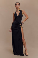 Kaiden Slinky Beaded Maxi Dress