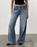Roomy Extra Wide Low Rise Jeans