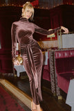 Vintage Velvet Maxi Dress
