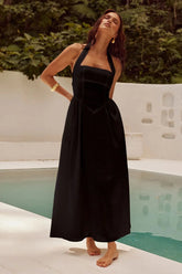 Backless summer dress