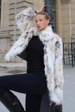 Faux Fur Cropped Leopard Jacket