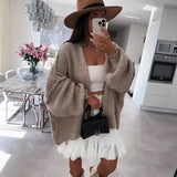V-Neck Knit Cardigan