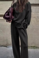 Cozy knit lounge set