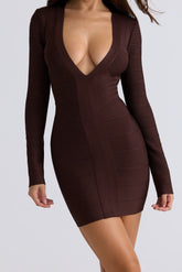 Bodycon Long Sleeve Bandage Mini Dress