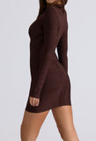 Bodycon Long Sleeve Bandage Mini Dress