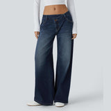 Low Rise Baggy Wide Leg Jeans