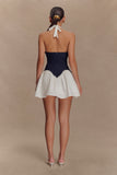 Merlyn Denim Cotton Mini Dress - Indigo Blue