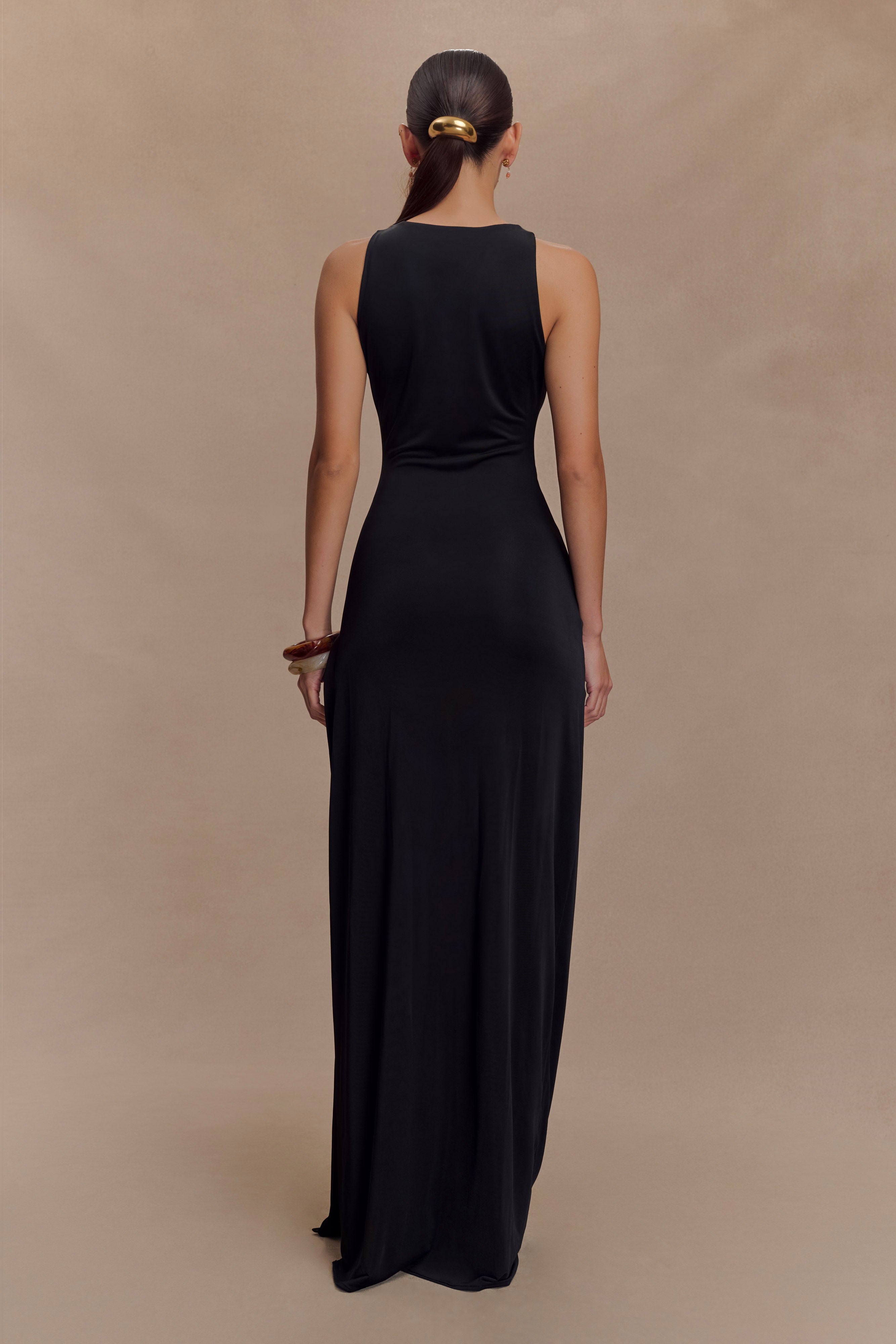 Kaiden Slinky Beaded Maxi Dress