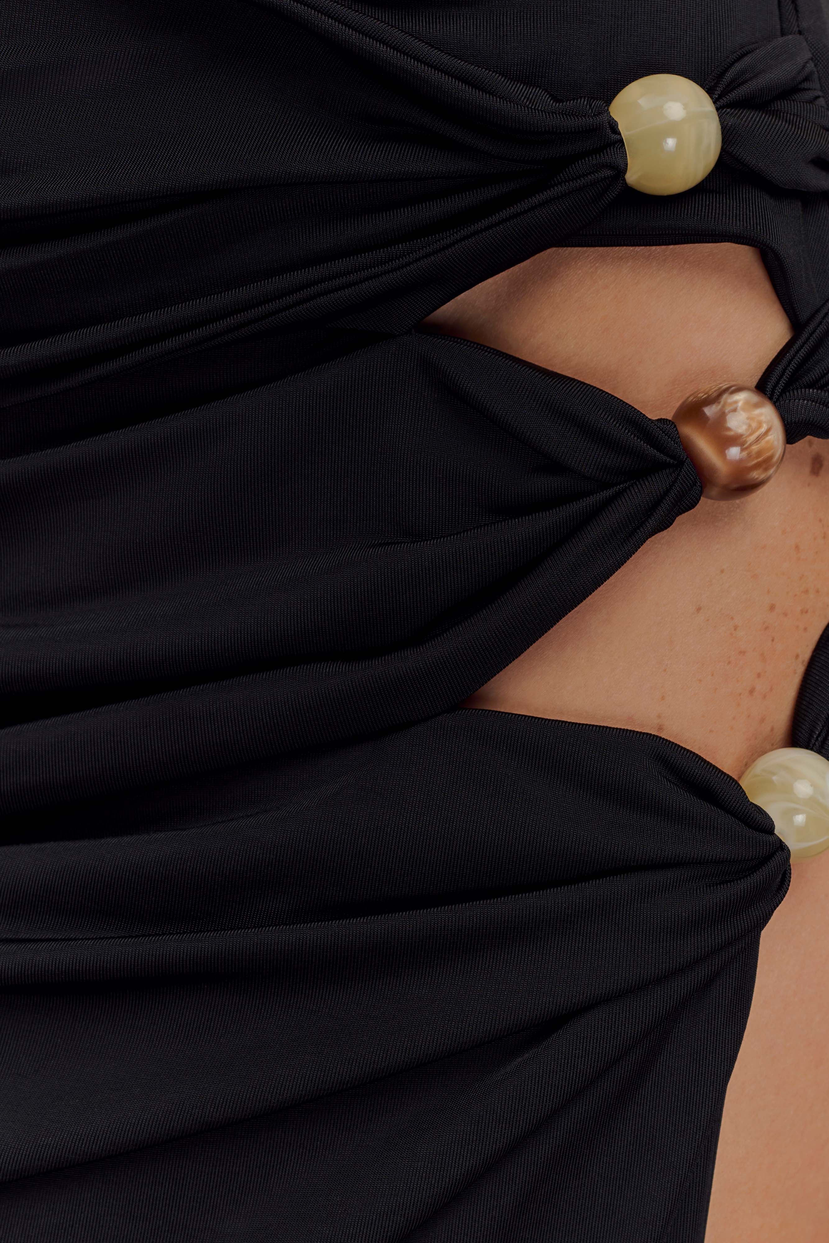 Kaiden Slinky Beaded Maxi Dress