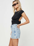 Gazelle light denim skirt