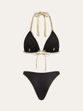 Braided Strap Bikini Set