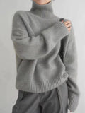 Isabella – High Collar Cashmere Sweater