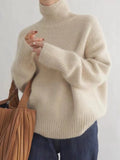 Isabella – High Collar Cashmere Sweater