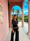 Kimmie Top with Polka Dots