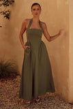 Backless summer dress