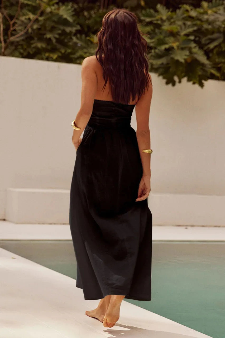 Backless summer dress