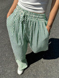 Casual Mid-waist Summer Pants
