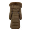 Fur Hooded Longline Coat