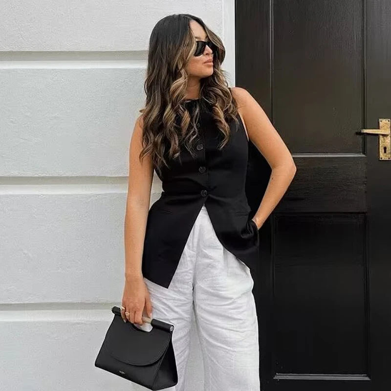 Summer Tailored Vest