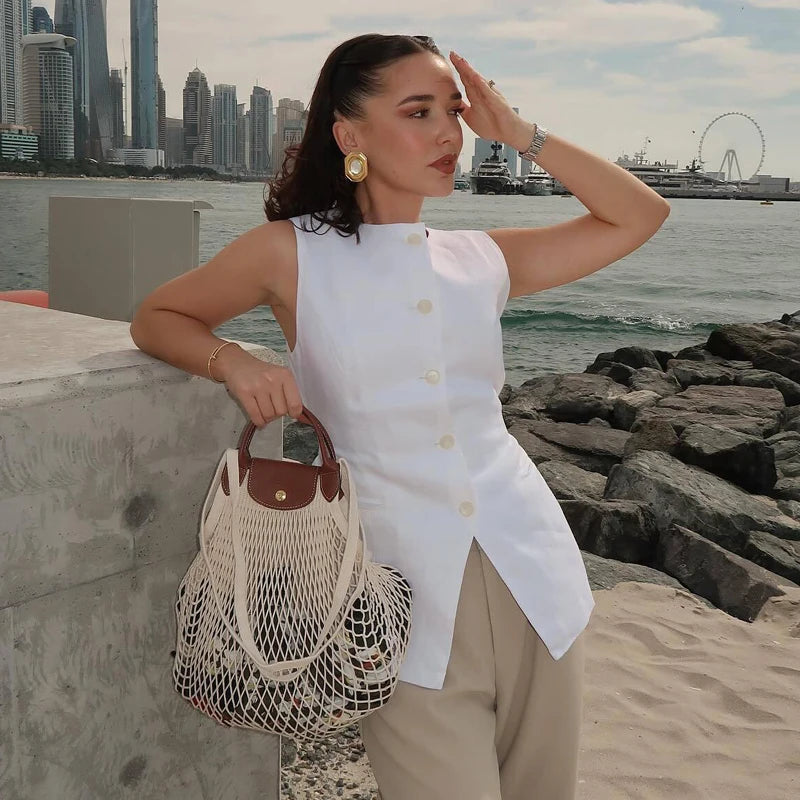 Summer Tailored Vest