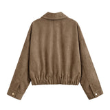 Classic Cropped Zip Jacket