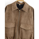 Classic Cropped Zip Jacket