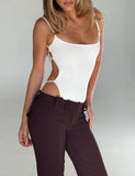 Seductive Strappy Backless Bodysuit