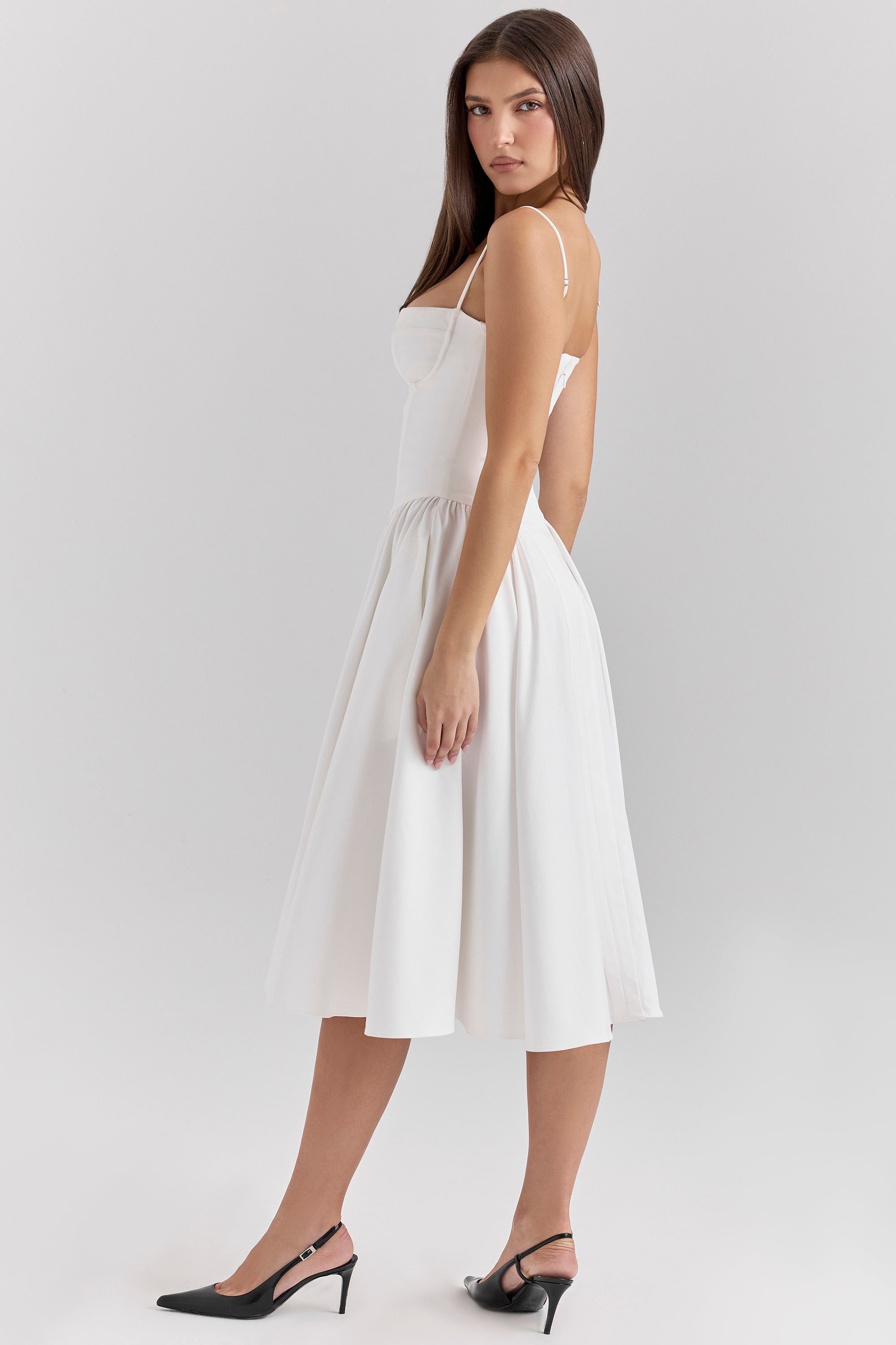 Celine Corset Midi Dress