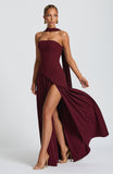 Maliyah Maxi Dress - Cherry Lacquer