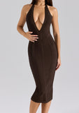 Chocolat Midi Bandage Dress