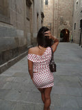 Catalina polka top & skirts set