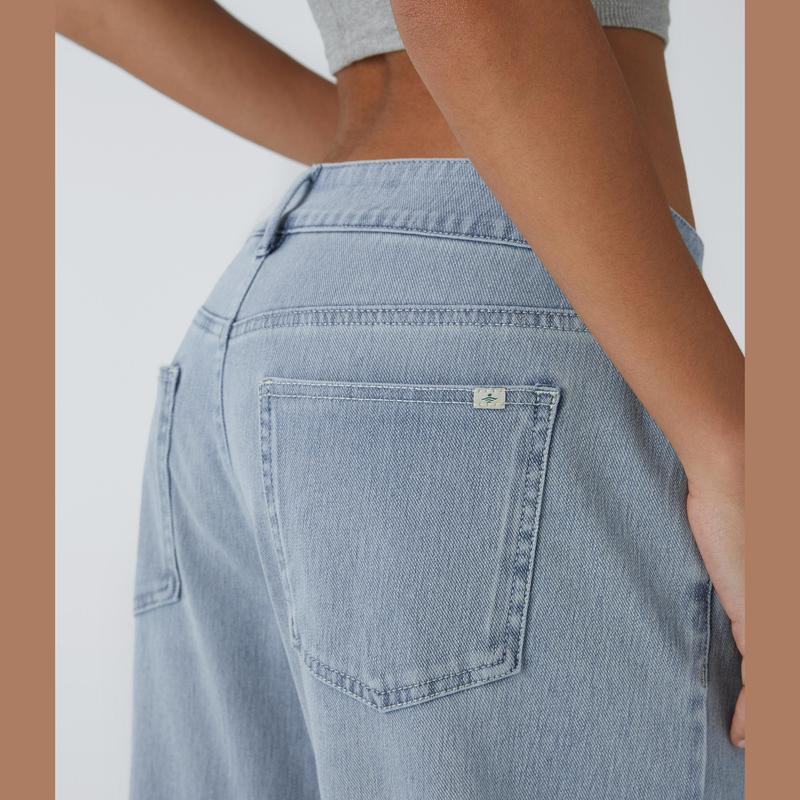 Low Rise Baggy Wide Leg Jeans
