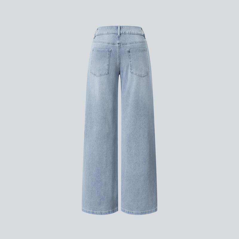 Low Rise Baggy Wide Leg Jeans